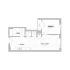 Floor plan: Dylan 1K