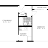 Floor plan: One Bedroom