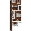 Floor plan: 1 BR