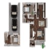 Floor plan: Emmons 2x1 