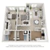 Floor plan: Exeter 2B2B