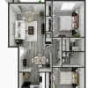 Floor plan: 2x1.5 Down Reno