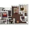 Floor plan: Magnolia Sunroom