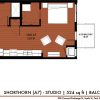 Floor plan: The Yards - Shorthorn (A7)