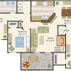 Floor plan: 3X2 Reno