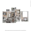 Floor plan: C1-Renovated