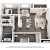 Floor plan: 2x1
