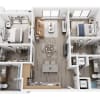 Floor plan: B8 Renovated