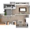 Floor plan: 1X1L