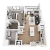 Floor plan: 1BR-5