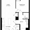 Floor plan: 1 Bed/1 Bath-A4