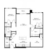 Floor plan: B14-D 2Dx2