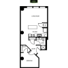 Floor plan: Portland Flat
