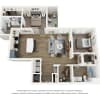 Floor plan: B2E
