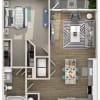 Floor plan: 1B