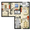 Floor plan: Model C