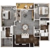 Floor plan: Gillespie