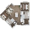 Floor plan: B3B