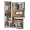 Floor plan: Oak Leaf
