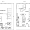 Floor plan: Loft One bedroom/One and a Half Bath