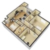 Floor plan: B3 - 2 Bedroom - 2 Bathrooms