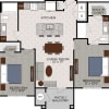 Floor plan: 2x2