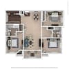 Floor plan: 3x2 Large - Isabella