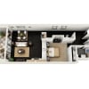Floor plan: 1 Bedroom - 864 sqft