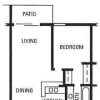 Floor plan: One Bedroom