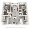 Floor plan: 2x2 B1