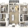 Floor plan: B1 - The Hamilton