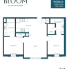 Floor plan: Two bedroom, Two Bathroom