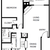 Floor plan: 1C Renovation 2