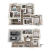 Floor plan: TH-3