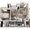 Floor plan: Plan A1B