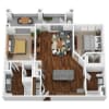 Floor plan: B2A-S