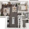 Floor plan: 1S