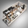 Floor plan: AA-3