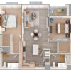 Floor plan: B3-1084-1144