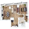 Floor plan: One Bed- J