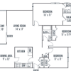 Floor plan: 3x2