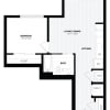 Floor plan: 1 Bed/1 Bath JR-B9 East