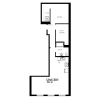 Floor plan: 1 Bed / 1 Bath 902 sq ft Den