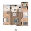 Floor plan: C1
