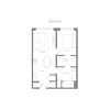 Floor plan: One Bedroom R
