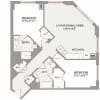 Floor plan: 2x2