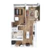 Floor plan: One Bed- A