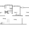 Floor plan: 2 Bedroom