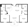Floor plan: 2 x 2