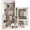 Floor plan: One Bedroom